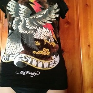 Ed Hardy Womens Shirt Size Small